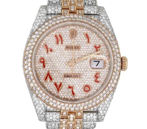 rolex with diamonds all over|rolex watch diamond bezel prices.